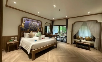 Двухместный номер Grand Deluxe 2 отдельные кровати в Курортный отель Kata Palm Resort