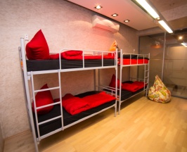 Кровать в общем номере в Хостелы рус Коломенская