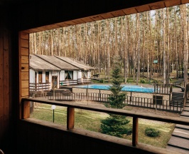 Номер Стандарт. Центральный корпус (Вид на бассейн) в Донской Лес