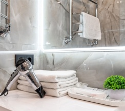 Двухкомнатные апартаменты LUX (5 этаж) в Real Apartments Sochi
