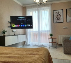 Студия с красивым видом из окна в Квартира с Видом на Проспект