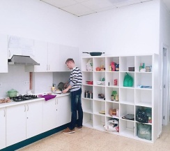 Кровать в общем номере в Hostel Sofía