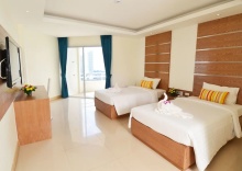 Двухместный номер Deluxe 2 отдельные кровати в Welcome Jomtien Beach Hotel