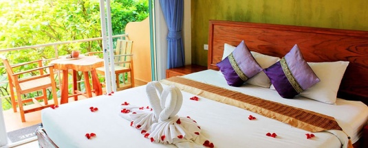 Двухместный семейный номер Standard двуспальная кровать в Baan Vanida Garden Resort