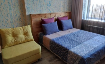 Двухместный номер Superior с видом на город двуспальная кровать в Руднев