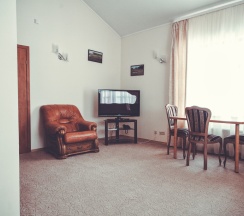 Двухместные апартаменты с сауной Дуплекс двуспальная кровать в Дмитров Гольф Резорт