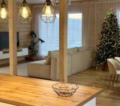 Коттедж с террасой в Scandi house