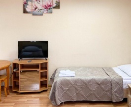 Кровать в 4-местном общем номере в Smart Hotel KDO Курск