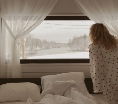 Семейный люкс коттедж с видом на реку в Белые Ключи