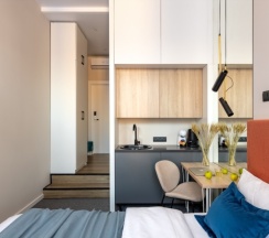 Студия двухместная с видом на город в Mix Hotels Nevsky 47