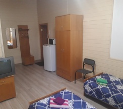 3-местный номер эконом стандарт с 3 односпальными кроватями в Дом аспиранта