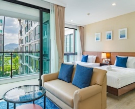 Трёхместная студия с видом на сад в Wyndham Royal Lee Phuket