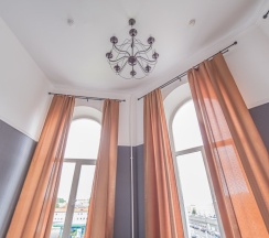 Двухместный люкс с красивым видом из окна двуспальная кровать в Ланселот