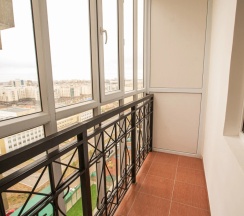 Двухместный люкс с балконом двуспальная кровать в Altyn Eco Park