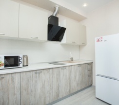 Уютные апартаменты для трех гостей c балконом в Alba inn apartments