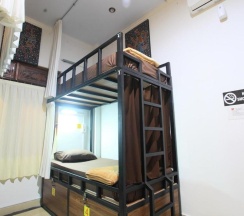 Кровать в общем номере в Ode Hostel