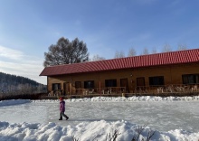 Бунгало стандарт с 2 односпальными кроватями (мансарда) в Еловое