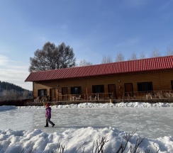 Бунгало стандарт с 2 односпальными кроватями (мансарда) в Еловое