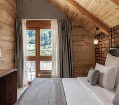 Апартаменты с балконом и видом на горы в Stellar collection chalet, Krasnaya Polyana