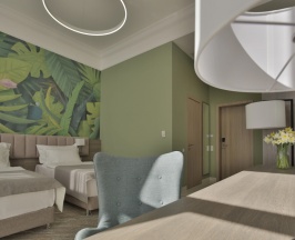 Номер с террасой Комфорт с видом на море 2 отдельные кровати в Garden Resort