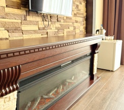 2х комнатный 4х местный номер с камином в Alpen House