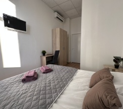 Двухместный стандарт с двуспальной кроватью (DBL) на 5 этаже в Boho Centr Nevsky 140 Hotel