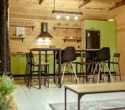 Шале с баней в Фазенда