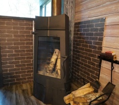 Дом с камином, сауной и купелью (до 8 гостей) ВЕЛЕС в Berloga Country Resort