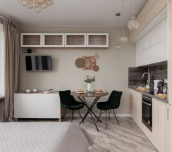 Veranda - 2х местные апартаменты-студия у Ботанического сада (13 этаж) в Smart Lofts Moscow