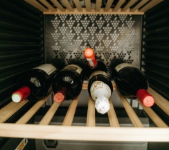 Двухместный коттедж Premium с красивым видом из окна двуспальная кровать в Банный остров