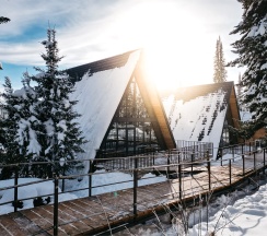 Дом А-фрейм с 3 спальнями в Пижамы