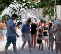 Семейный  с балконом  видом на море и бассейн в Aqualife