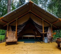 Палатки повышенного комфорта "Лесной домик" в Белка