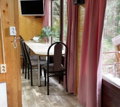 Трехместный гостевой домик "Романтика" 25 кв. м. в Архыз шале хаус