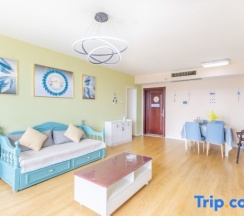 Люкс с 2 комнатами с видом на море в Rizhao Shuohai Seaview Homestay (Wanpingkou Branch)