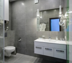 Комната делюкс с 1 двуспальной кроватью в Hotel design style