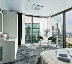 Комфорт+ для двоих в Федерации 53 этаж в Panorama city hotel