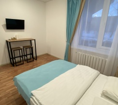 1-комнатные апартаменты студия с 1 двуспальной кроватью в Баринн