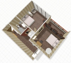 Люкс с 2 спальнями ( вид на море) - Курортный пр.,75/1 в Golden Holiday apartments