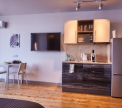 Комната делюкс с двуспальной кроватью (Вид на море) Sea View Deluxe by Vvo в Sea view apartments