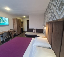 ПАНОРАМА 2х местный 2 этаж с диваном и балконом вид на гору ТХАЧ в Вершина