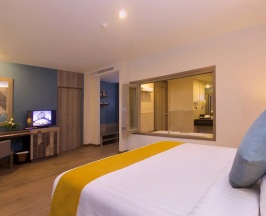 Четырёхместный семейный люкс в Andakira Hotel