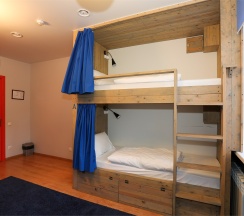 Кровать в шестиместном номере для женщин в Kdhostel