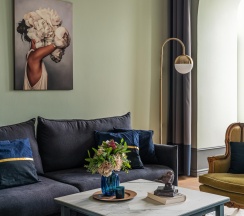 2-комнатные апартаменты стандарт на набережной реки Фонтанки, 150 в D apartments