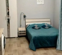 Двухместная студия с балконом (двуспальная кровать) в Уютная квартира