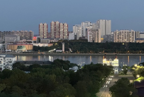 Благовещенск: Апартаменты Квартира с Видом на Китай