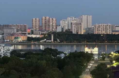 Благовещенск: Апартаменты Квартира с Видом на Китай