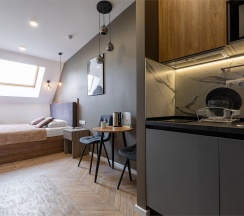 Апартаменты Комфорт+ Мансарда в Port comfort by Moyka