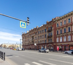 Студия с видом на город в Квартира Шикарная Cтудия БомбФлат на Фонтанке