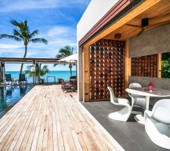 Номер Standard с 3 комнатами с балконом и рядом с пляжем в Pavilion Samui Pool Residence